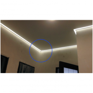 Aliuminio "kontūro" profilis perimitriniam LED apšvietimui 6