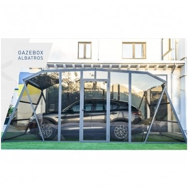 GAZEBOX ALBATROS Garažas (Stoginė) automobiliui iš Italijos 5