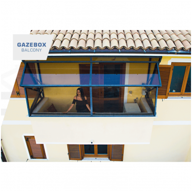 GAZEBOX BALCONY Stoginės balkonams iš Italijos