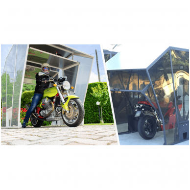GAZEBOX MOTO Garažas (Stoginė) motociklams 11